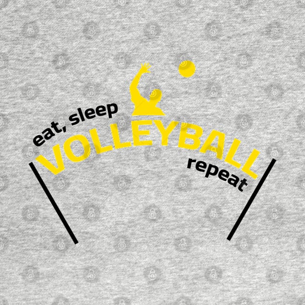 Eat Sleep Volleyball Repeat by PaulJus